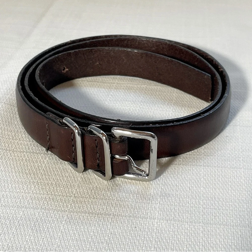 J Crew Double Loop Leather Belt‎